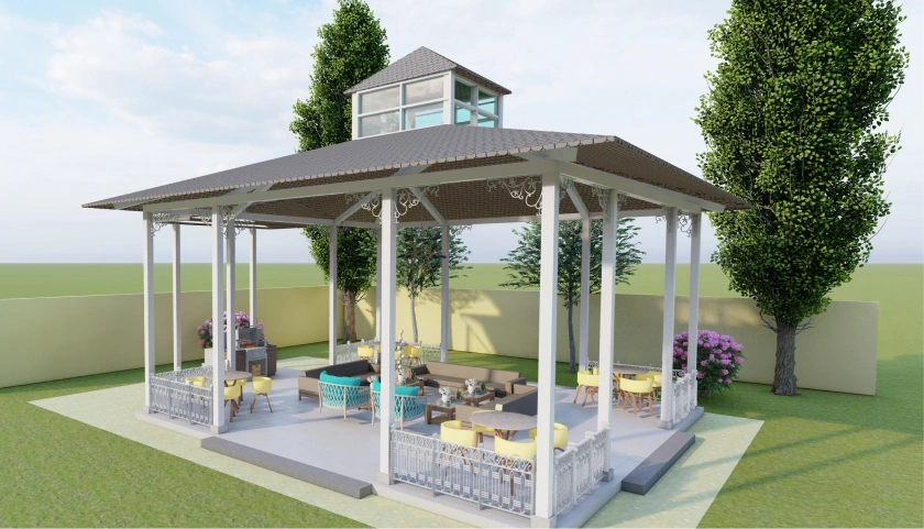project name proposed farmhouse & gazebo